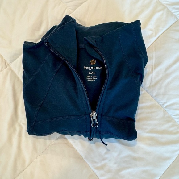 Women's Tangerine fitted zip up jacket - Picture 6 of 8